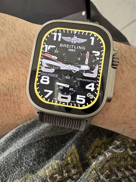 Cool functional Breitling watch face : r/AppleWatch.